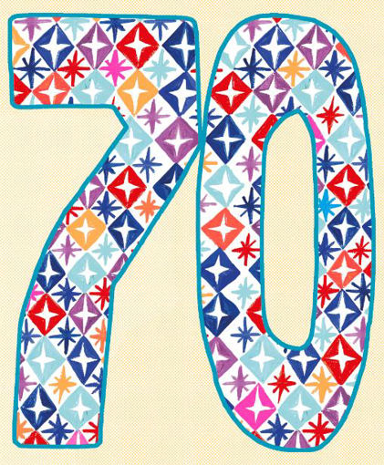 Picture of 70 BIRTHDAY CARD